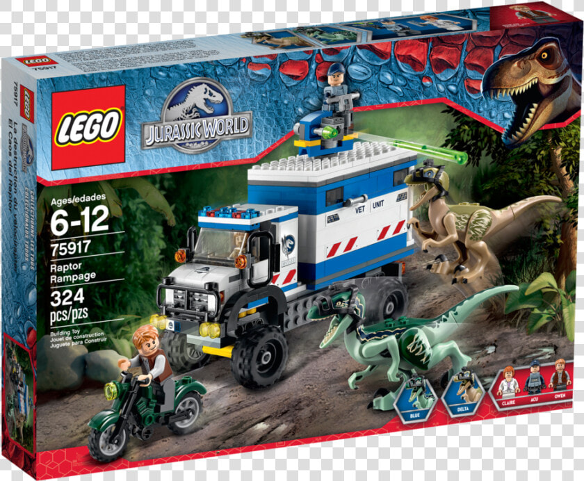 Lego 75917 Raptor Rampage   Lego Jurassic World Raptor  HD Png DownloadTransparent PNG