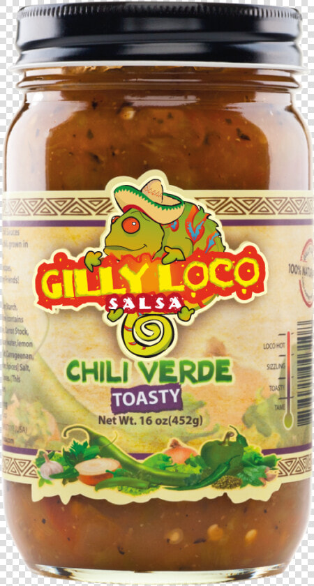 Gilly Loco Green Chile Verde Salsa Class   Tomatillo  HD Png DownloadTransparent PNG