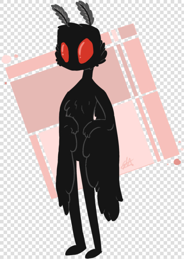 Cute Mothman Drawing  HD Png DownloadTransparent PNG