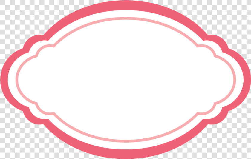 Serving tray   Pink Oval Frame Png  Transparent PngTransparent PNG