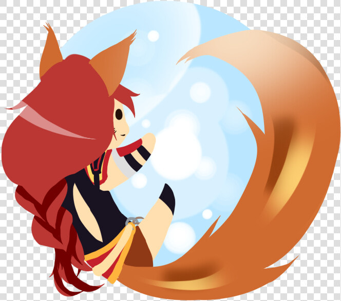 Ow The Edge Mozilla Firefox Icon Parody With Ahri I   Ahri Mozilla Firefox Icon  HD Png DownloadTransparent PNG