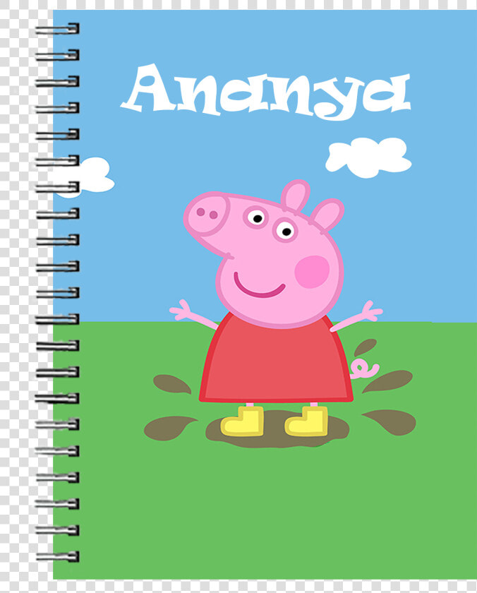 Funcart Peppa Pig Diary Title Funcart Peppa Pig Diary   Cartoon  HD Png DownloadTransparent PNG