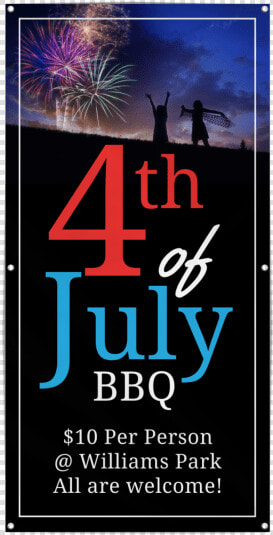 4th Of July Bbq Banner Template Preview   Poster  HD Png DownloadTransparent PNG