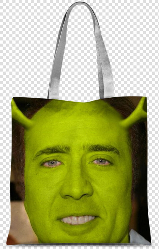 Nicolas Cage As Shrek ﻿classic Sublimation Tote Bag   Nicolas Cage  HD Png DownloadTransparent PNG