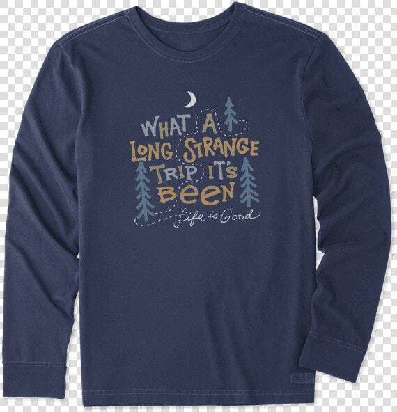 Men S Strange Trip Long Sleeve Crusher Tee   Shirt  HD Png DownloadTransparent PNG