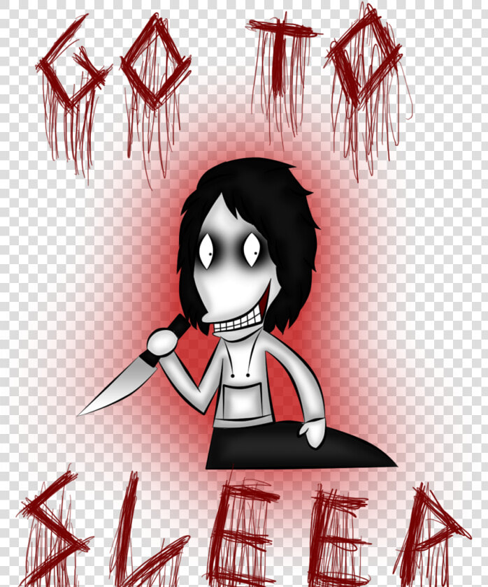 Jeff The Killer In Worms Style   Ilustrasi Kartun Pembunuhan  HD Png DownloadTransparent PNG