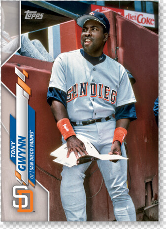 Tony Gwynn 2020 Topps Series 1 Base Card Short Prints   Banner  HD Png DownloadTransparent PNG