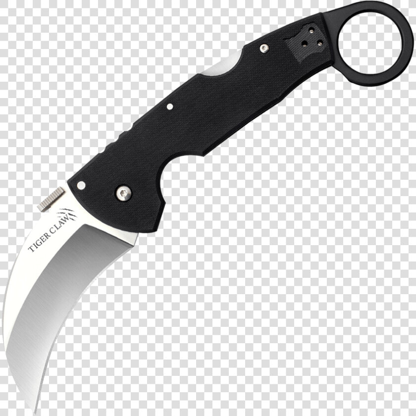 Tiger Claw Folding Karambit   2018 Cold Steel Knives  HD Png DownloadTransparent PNG