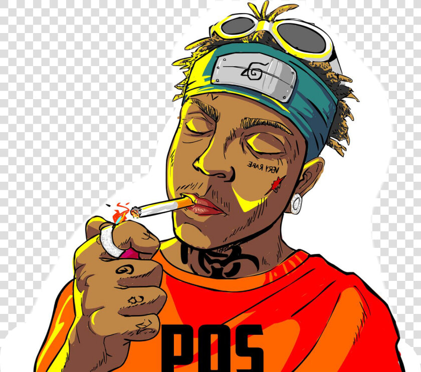 Xxxtentacion And Ski Mask Clipart   Png Download   Ski Mask The Slump God Art  Transparent PngTransparent PNG