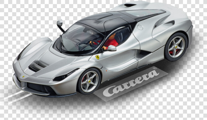 Carrera 30748 Ferrari Laferrari Silver Metallic 1 32   Carrera Evolution Ferrari Autos  HD Png DownloadTransparent PNG