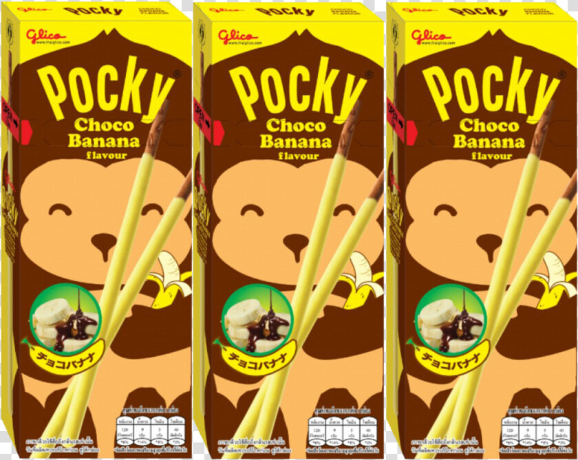 Glico Chocolate Banana Pocky  HD Png DownloadTransparent PNG