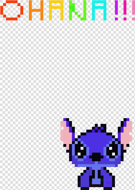 Lilo And Stich   Lilo And Stitch Pixel Art  HD Png DownloadTransparent PNG