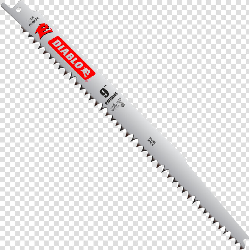 Diablo Wood Pruning Saw Blade   Reciprocating Saw Pruning Blades  HD Png DownloadTransparent PNG