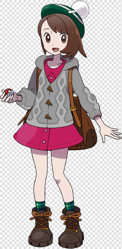 Sword Shield Female Trainer   Pokemon Sword And Shield Characters  HD Png DownloadTransparent PNG