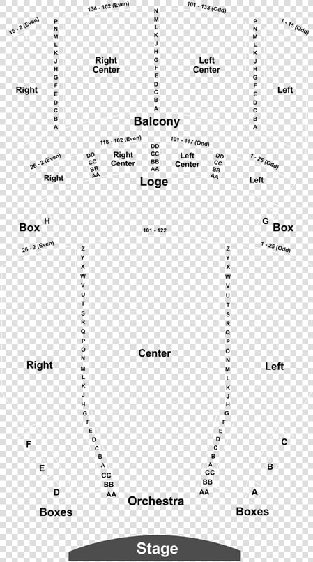 Crystal Grand Detailed Seating Chart  HD Png DownloadTransparent PNG