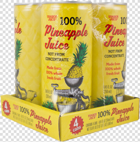 94705 Pineapple Juice Nfc 4 Pack Di   Trader Joe  39 s Canned Pineapple Juice  HD Png DownloadTransparent PNG