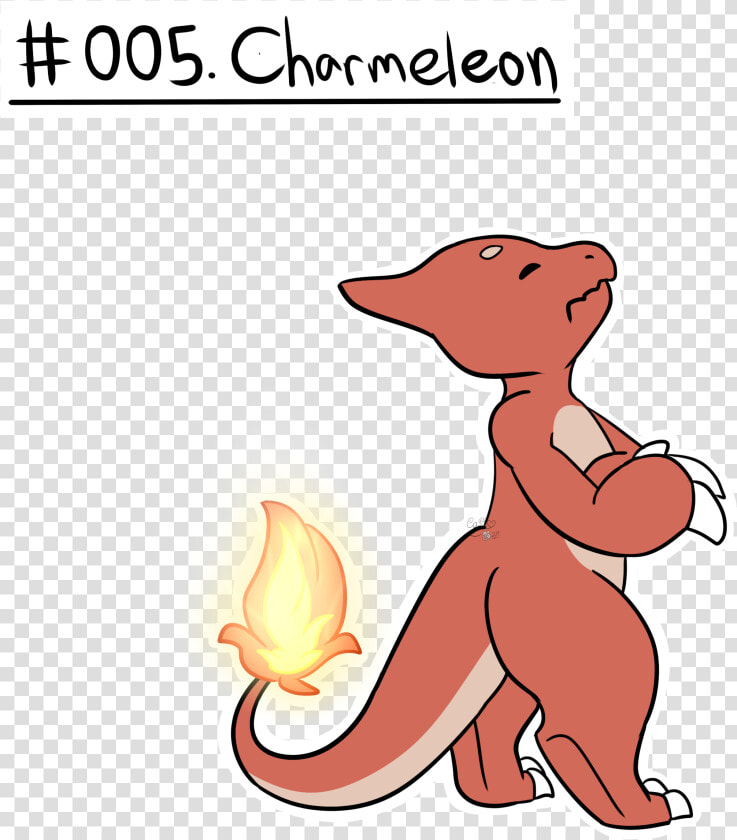 005 Charmeleon   Cartoon  HD Png DownloadTransparent PNG