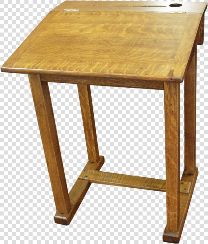 Vintage Oak School Desk Converts From Flat To Slant   Slant Table  HD Png DownloadTransparent PNG