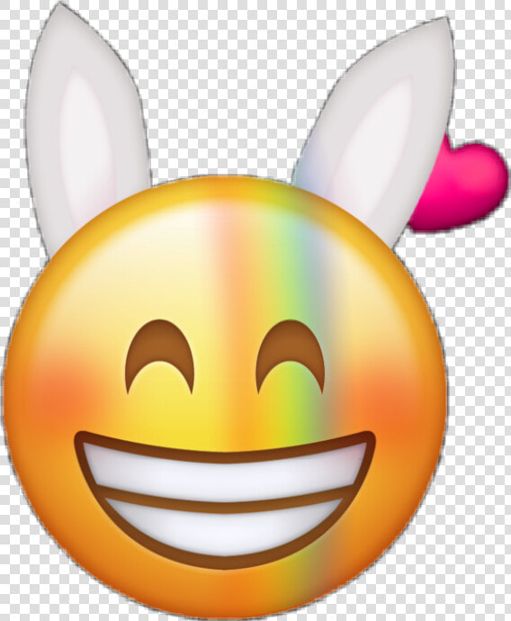 Emojie Emonjies Emotions Emoticones Emoji Bunny Conejo   Transparent Smiley Emoji  HD Png DownloadTransparent PNG