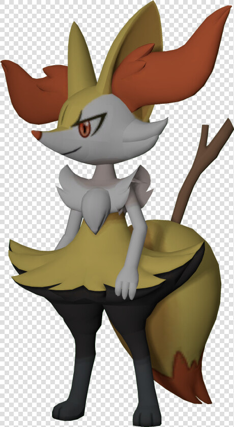 3d Braixen Transparent  warning   Png Download   Portable Network Graphics  Png DownloadTransparent PNG