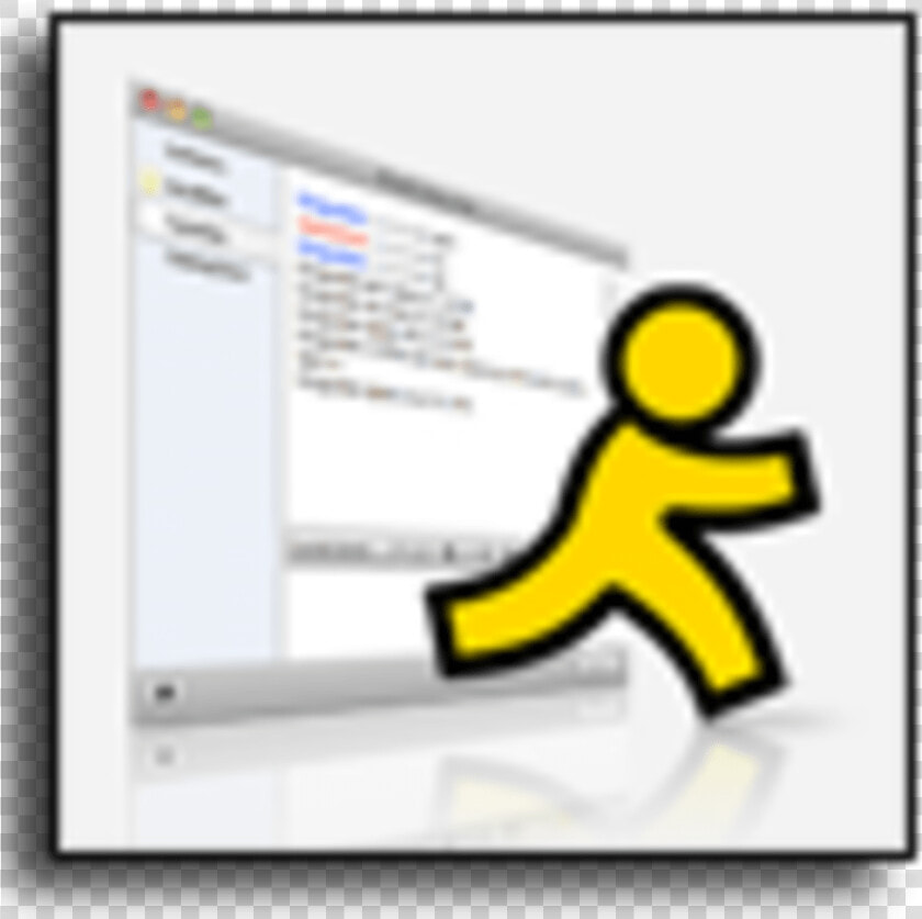 Aim For Mac   Aol Instant Messenger Icon  HD Png DownloadTransparent PNG