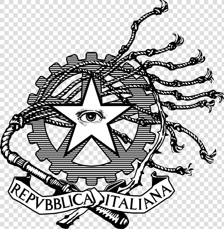 Una Versione Distopica Dell Emblema Della Repubblica   Italian Republic Symbol  HD Png DownloadTransparent PNG