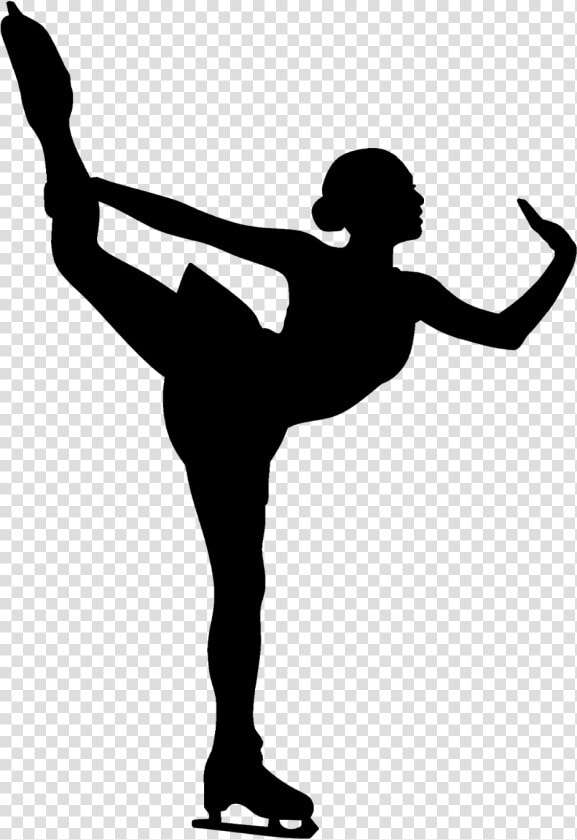 Figure Skater Silhouette Png  Transparent PngTransparent PNG