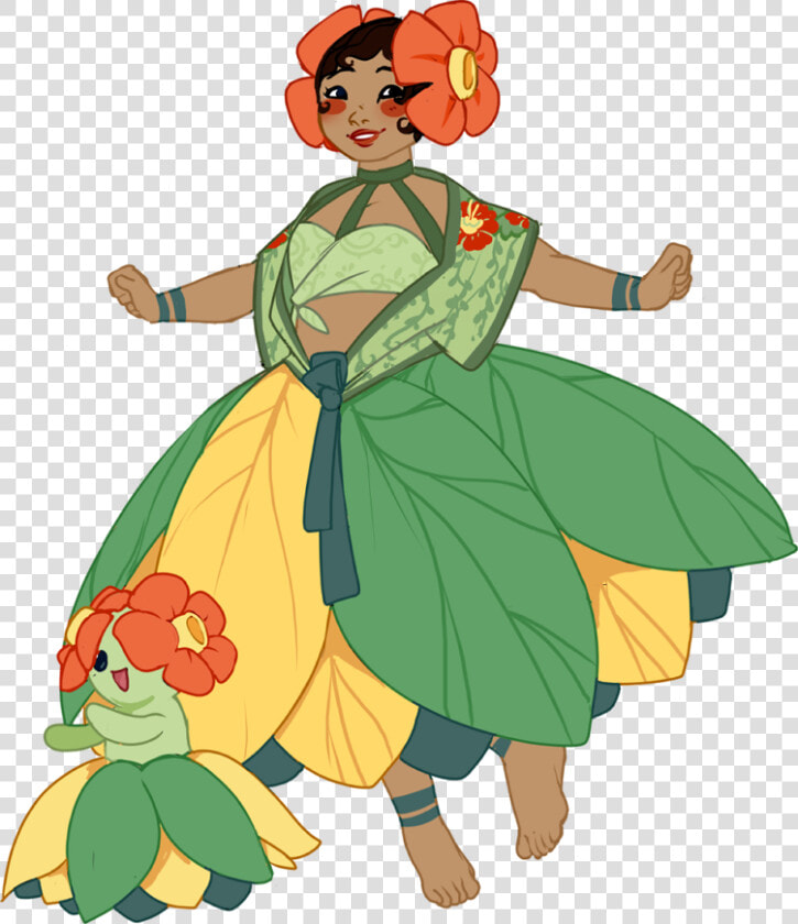 Vileplume Bellossom Gijinka  HD Png DownloadTransparent PNG