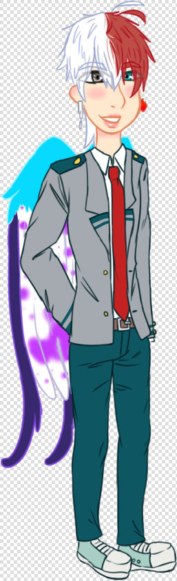 Bnha School Todoroki Cosplay Ji ryeong   Cartoon  HD Png DownloadTransparent PNG