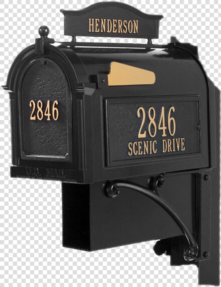 Mailbox Png Hd Quality   Cast Aluminum Post Mailbox  Transparent PngTransparent PNG