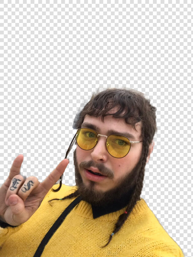 Postmalone Tumblr Yellowaesthetic   Transparent Post Malone  HD Png DownloadTransparent PNG