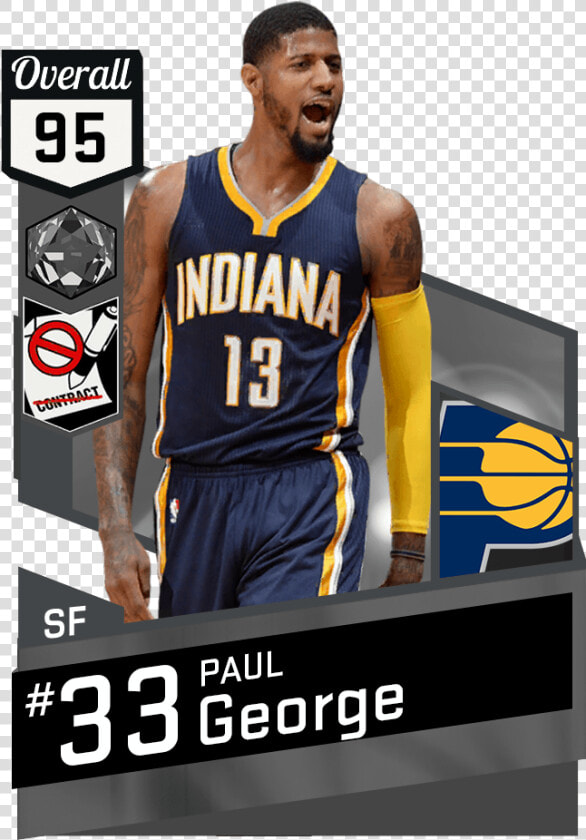 Nba 2k17 Paul George   Png Download   Nba 2k17 Larry Bird  Transparent PngTransparent PNG