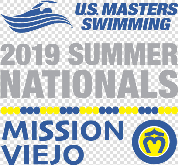 Usms 2019 Summer Nationals Mission Viejo Color Logo   Us Masters Swimming Nationals Mission Viejo  HD Png DownloadTransparent PNG