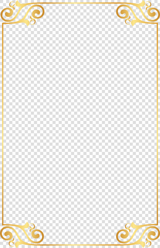 Transparent Gold Border Clipart   Gold Color Border Png  Png DownloadTransparent PNG