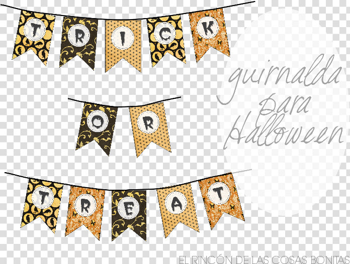 Freebie Guirnalda Imprimible Para Halloween   Banner  HD Png DownloadTransparent PNG