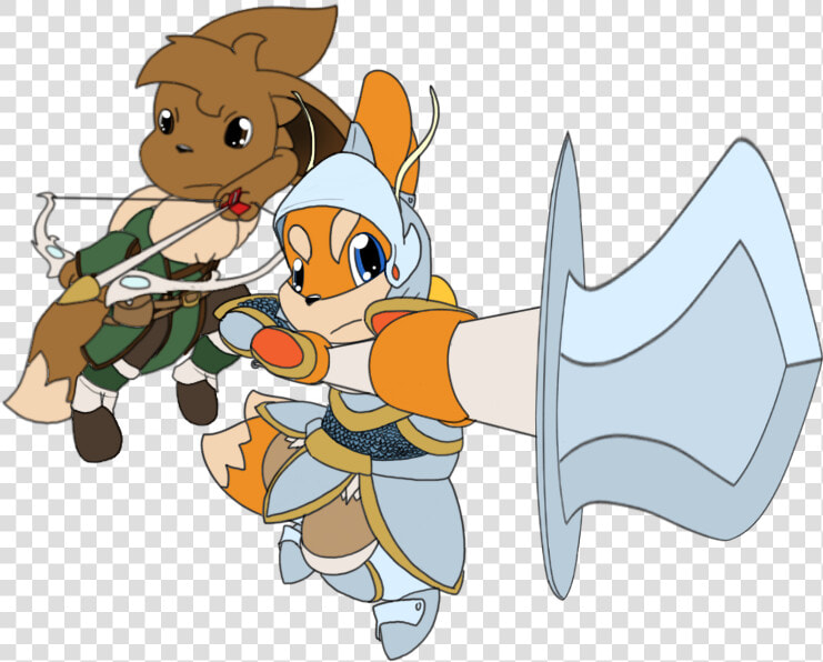 The Archer And Dragoon I Based Tag’s Armor Off Of Kommo o’s   Cartoon  HD Png DownloadTransparent PNG