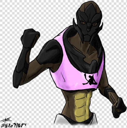 “found This Very Old Pic Of My Mass Effect Oc Mex Numbrii   Illustration  HD Png DownloadTransparent PNG