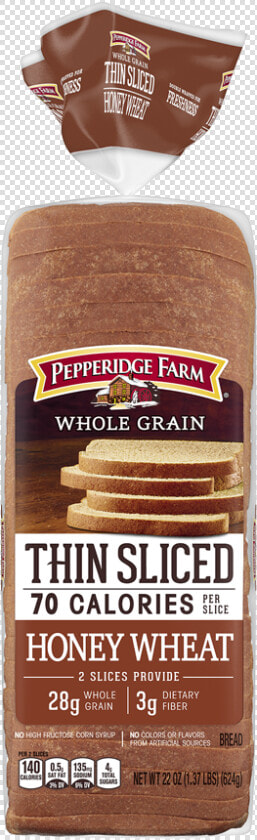 Pepperidge Farm Thin Bread Nutrition  HD Png DownloadTransparent PNG