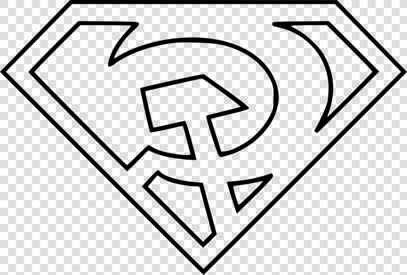 Willpower Batman Vs Superman Logo Coloring Pages Symbol   Superman Red Son Symbol  HD Png DownloadTransparent PNG