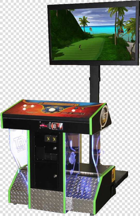 2019 Golden Tee  Silver Strike X  amp  Power Putt In Funglo   Pedestal Arcade Games  HD Png DownloadTransparent PNG