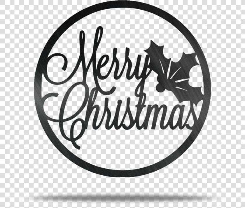 Merry Christmas Circle Steel Wall Sign   Kw Cares  HD Png DownloadTransparent PNG