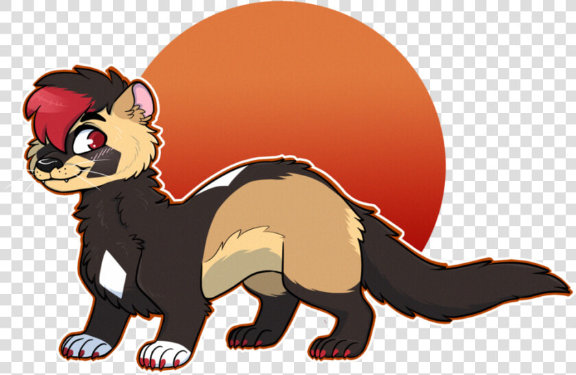 Bandit Clipart   Png Download   Ferret Fursona  Transparent PngTransparent PNG