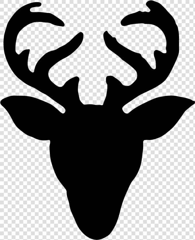 Reindeer Sign Reindeer Silhouette  Silhouettes And   Reindeer Head Silhouette Clipart  HD Png DownloadTransparent PNG