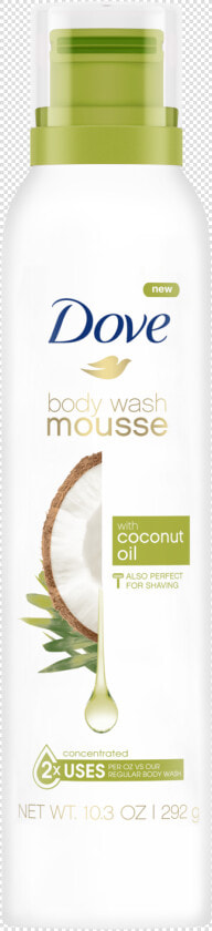 Body Wash Mousse With Coconut Oil   Dove Shower Mousse Coconut  HD Png DownloadTransparent PNG