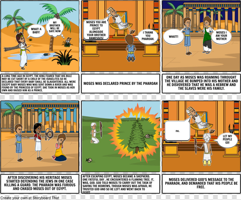 Story Of Moses Storyboard  HD Png DownloadTransparent PNG