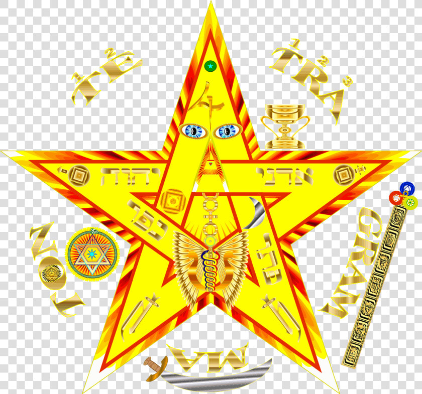 Tetragrammaton Pentagram  HD Png DownloadTransparent PNG