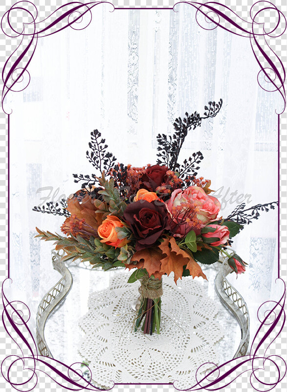 Silk Artificial Rustic Autumn Fall Bridesmaid Wedding  HD Png DownloadTransparent PNG