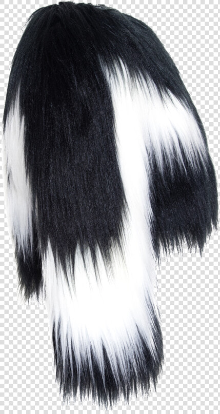 Black  amp  White Yeti Colobus Bolero   Lace Wig  HD Png DownloadTransparent PNG