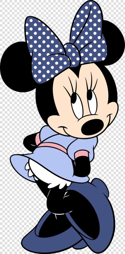 Blue Mouse Minnie Preto With Suit Clipart Mickey Festa   Purple Minnie Mouse Clipart  HD Png DownloadTransparent PNG