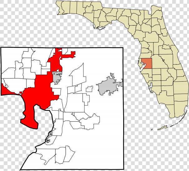 Tampa Florida Map From Upload   Ponte Vedra Beach Florida Map  HD Png DownloadTransparent PNG